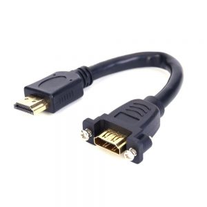 FSP1003 hdmi panel mount extension cable