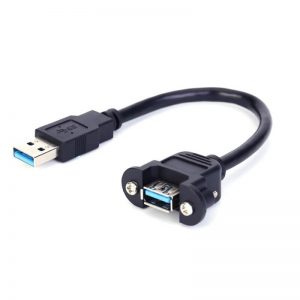 FSP3009 usb 3.0 panel mount extension cable