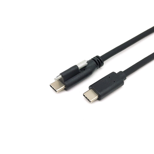 Cable USB 3.1 tipo C de montaje en panel USB-C macho a macho