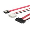 FS19041-7.jpg 22-контактный кабель SATA, комбинированный кабель данных и питания ATA