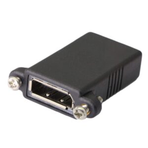 8K DisplayPort 1.4 Panel Mount Adapter Coupler