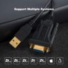 ФС16233-6 Кабель-адаптер USB 2.0 - RS232 DB9 Female Serial