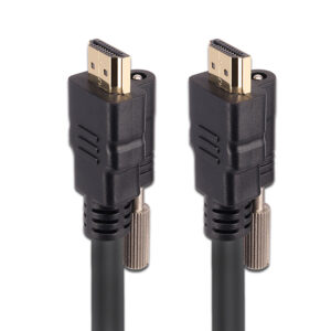 Кабель HDMI с разъемом «папа-папа» и промышленным фиксирующим винтом