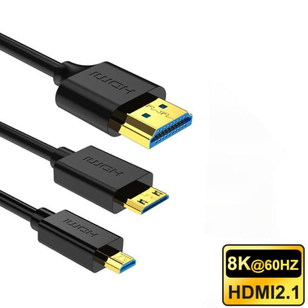 كابل HDMI 2.1 من السيليكون الناعم بدقة 8K وتردد 60 هرتز