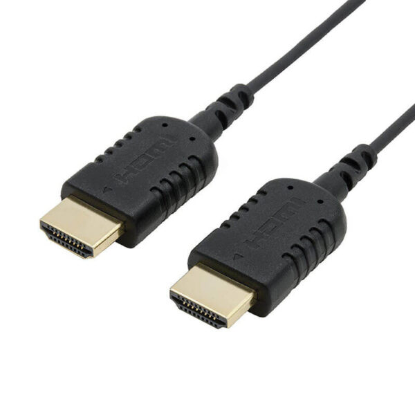 Cabo HDMI coaxial super fino 40AWG mais fino com 2,5 mm de diâmetro