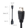 FS11204-3.jpg Кабель Mini HDMI-HDMI «папа-мама» 0,15 м