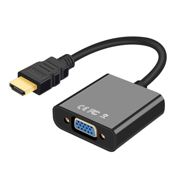 HDMI Male to VGA 15pin Female Video Graphic Card Adapter