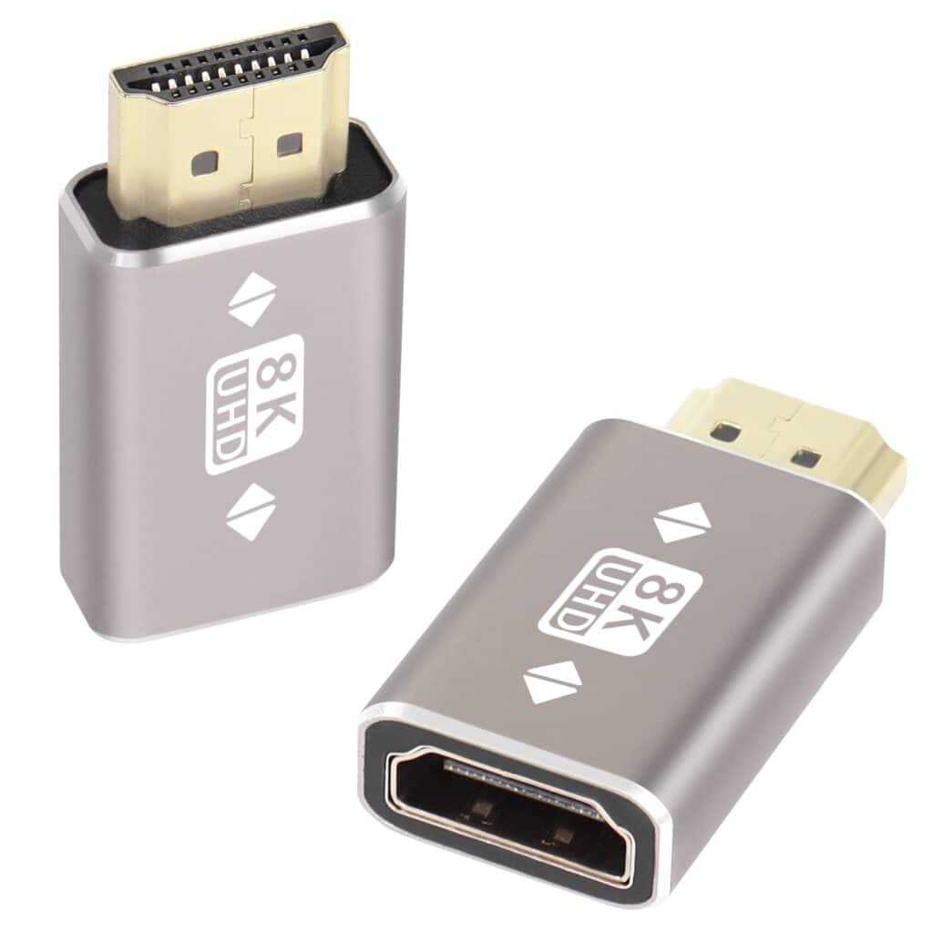 8K 2.1 левый правый вверх вниз угловой HDMI-адаптер-соединитель «папа-мама»