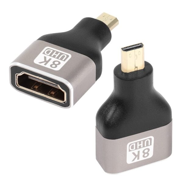 وصلة 8K Micro HDMI ذكر إلى HDMI أنثى