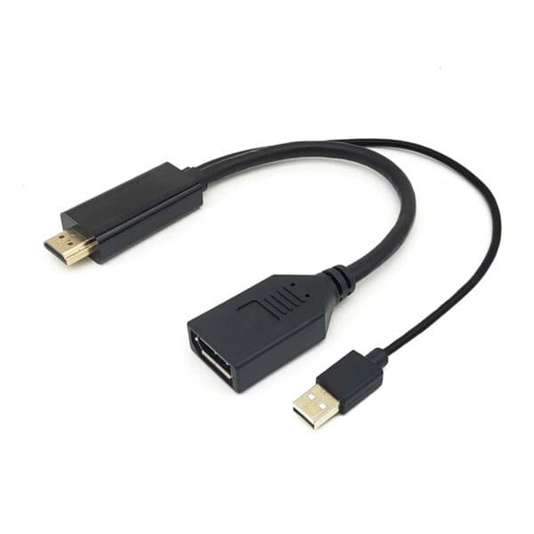 محول DP إلى HDMI يدعم دقة الفيديو 4K 60 هرتز