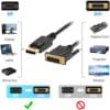 FS12006-DisplayPort-to-DVI-адаптер-кабель.-1-3.jpg Кабель-переходник Display Port-DVI