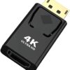 FS12201-4.jpg DisplayPort から 4K HDMI へのアダプタ カプラ
