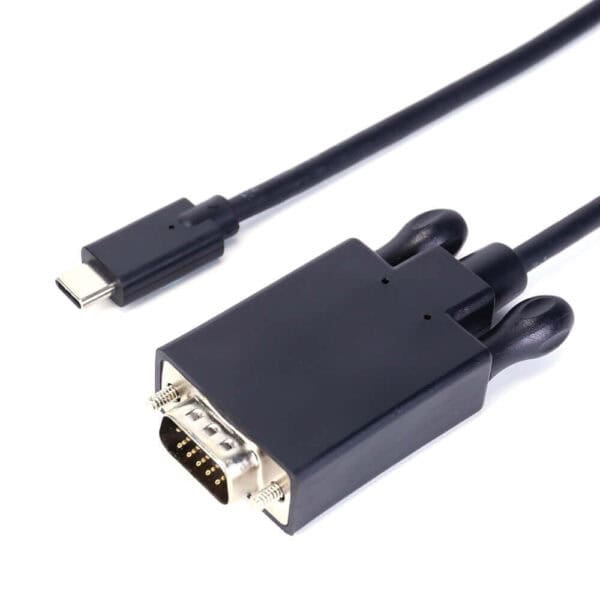 Male to Male USB Type C to VGA Adapter Cable