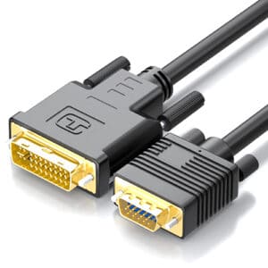 Видеокабель HD15PIN «папа-папа» DVI-A-VGA