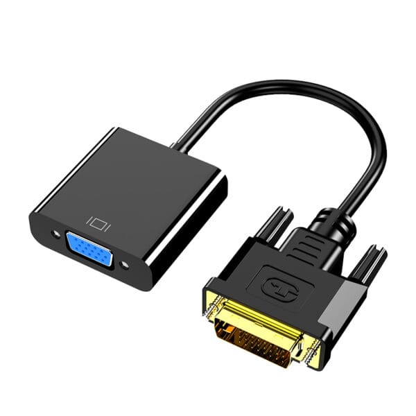 محول نشط من DVI-D ذكر إلى VGA HD15PIN أنثى