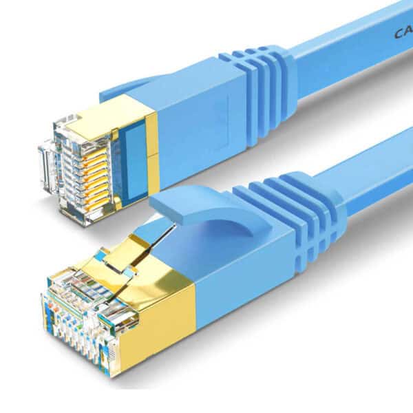 كابل شبكة محلية مسطح من نوع Cat 8 U/FTP Ethernet