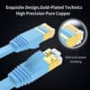 FS17110F-8.jpg Мережевий кабель Cat 8 U/FTP Ethernet з плоским патч-кордом