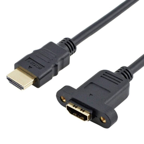 كابل تمديد 8K HDMI مثبت على اللوحة