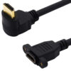 FSP1001E-7.jpg كابل HDMI 2.0 بزاوية 4K مثبت على اللوحة