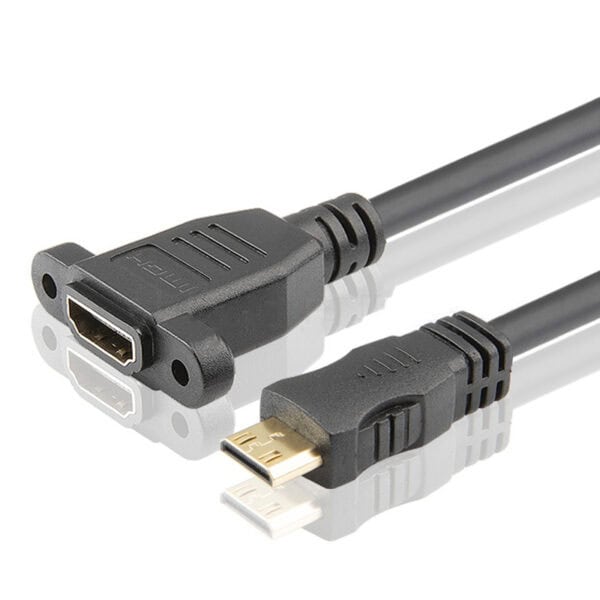 كابل تركيب لوحة Mini HDMI إلى HDMI