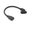 FSP1002E-1.jpg Cable de montaje en panel HDMI 4K hembra a HDMI hembra en ángulo de 45 grados
