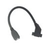 FSP1002E-3.jpg Cable de montaje en panel HDMI 4K hembra a HDMI hembra en ángulo de 45 grados