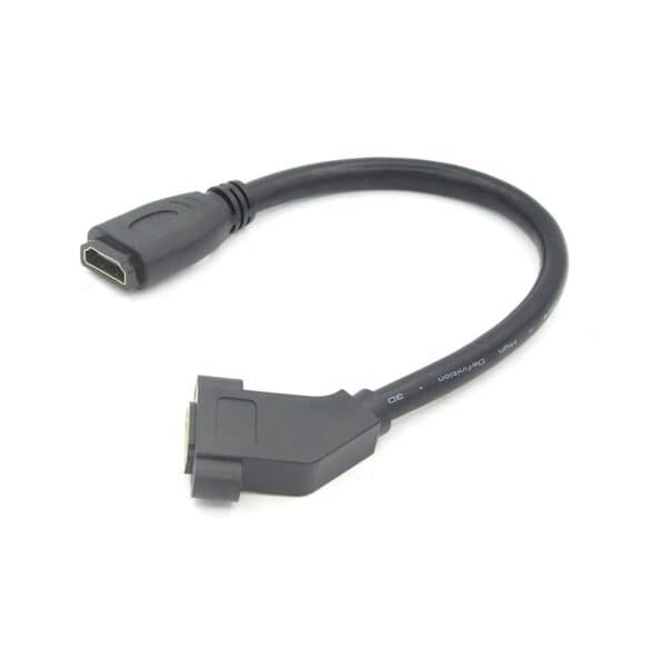كابل تثبيت لوحة HDMI بزاوية 45 درجة بدقة 8K