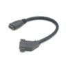 FSP1002E-4.jpg Cable de montaje en panel HDMI 4K hembra a HDMI hembra en ángulo de 45 grados