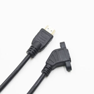 Удлинительный кабель HDMI, угол 45 градусов, HDMI 4K, штекер — HDMI, гнездо