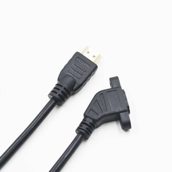 كابل تمديد HDMI بزاوية 45 درجة من HDMI 4K ذكر إلى HDMI أنثى