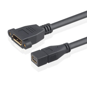 Mini DP Panel Mount Cable