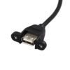 FSP1034-2.jpg Кабель USB 2.0 для монтажа на панель B-A, штекер-гнездо