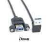FSP1062-4.jpg كابل USB 3.0 A بزاوية للتركيب على اللوحة