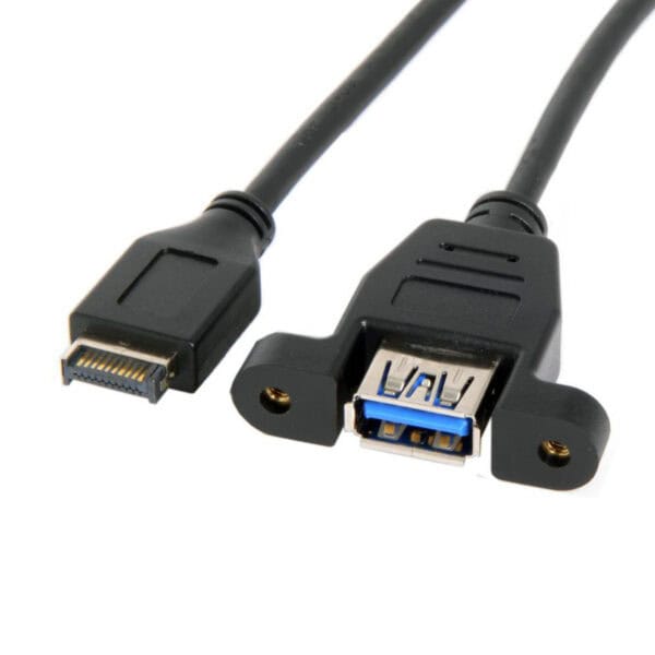 كابل تركيب لوحة USB Type-E إلى USB 3.0 A