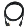FSP2005-2.jpg Cabo de extensão USB 3.1 tipo C de ângulo esquerdo para montagem em painel