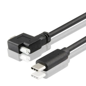 Linksgewinkeltes USB 3.1 Typ C-Kabel zur Panelmontage