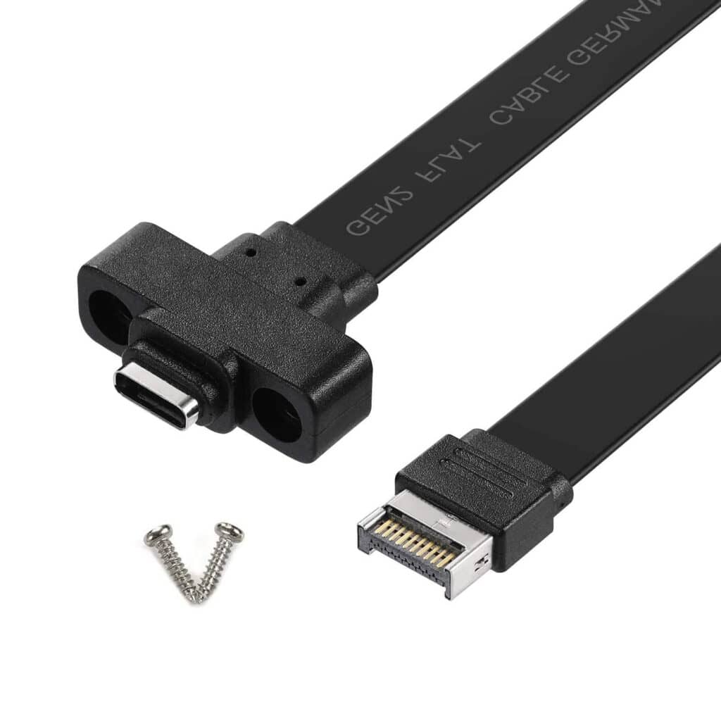 FSP2012C.jpg Плоский кабель USB Type-E для крепления на панель