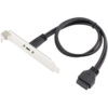 FSP2013-6.jpg マザーボード 20PIN - USB 3.1 タイプ C パネルマウントケーブル