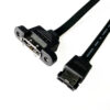 FSP2061-3.jpg كابل تمديد eSATA المثبت على اللوحة من ذكر إلى أنثى
