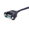 Câble de montage sur panneau FSP1077 USB 3.0 BF vers AF Câble USB 3.0 A vers B femelle vers femelle
