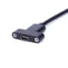 Câble USB type C femelle vers femelle pour montage sur panneau FSP2000 Câble de montage sur panneau USB C femelle vers femelle