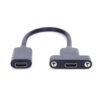 Câble USB type C femelle vers femelle pour montage sur panneau FSP2000 Câble de montage sur panneau USB C femelle vers femelle