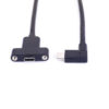 كابل تمديد USB-C بزاوية 90 درجة FSP2002، 3.jpg كابل USB 3.1 USB C بزاوية 90 درجة من ذكر إلى أنثى