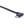 كابل تمديد USB-C بزاوية 90 درجة للتركيب على لوحة FSP2002 كابل USB 3.1 USB C بزاوية 90 درجة من ذكر إلى أنثى