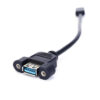 كابل تمديد USB-C إلى A3.0 مثبت على اللوحة FSP1079 كابل USB C إلى USB 3.0 A ذكر إلى أنثى
