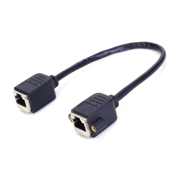 Câble Ethernet RJ45 femelle vers femelle pour montage sur panneau