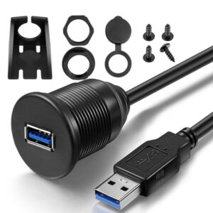 Unterputz-Panel-Montage USB 3.0 A Kabel Auto wasserdichtes Kabel