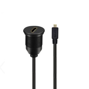Кабель HDMI Micro HDMI 2.0 для монтажу на панелі