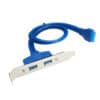 FSP5100-8.jpg USB 3.0 20PIN на 2 порта USB A гнездо USB-слот кронштейн кабель
