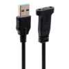 FSP5102-2.jpg Кабель-адаптер USB 3.0 A Male to USB C Slot Plate